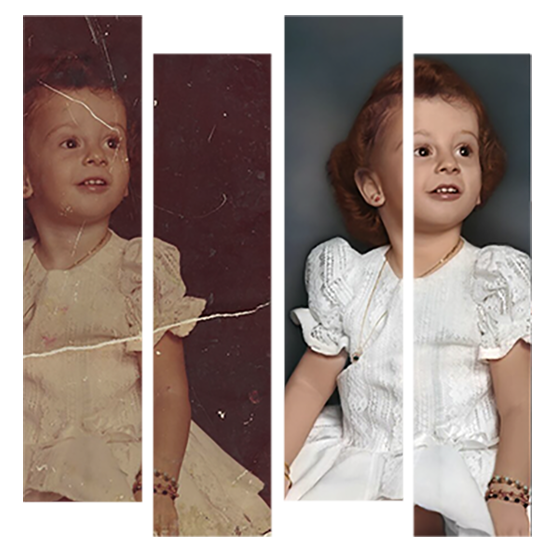 Восстановление фотографий от царапин ретуширование увеличение разрешения